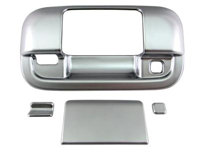 BRIGHTZ Crosby MN71S Door Handle Cover Rear Hatch Knob Dish Set, Satin Silver [REA-DHC-034] MN71 MN N71 71 XBEE