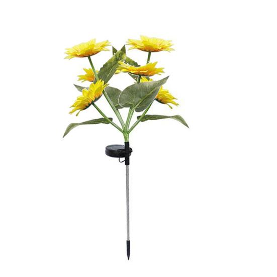 Solar Sunflower Light LED Garden Artificial Flower Light with 36956 Sunflowers Outdoor Waterproof Stake Light for Backyard Flower Bed