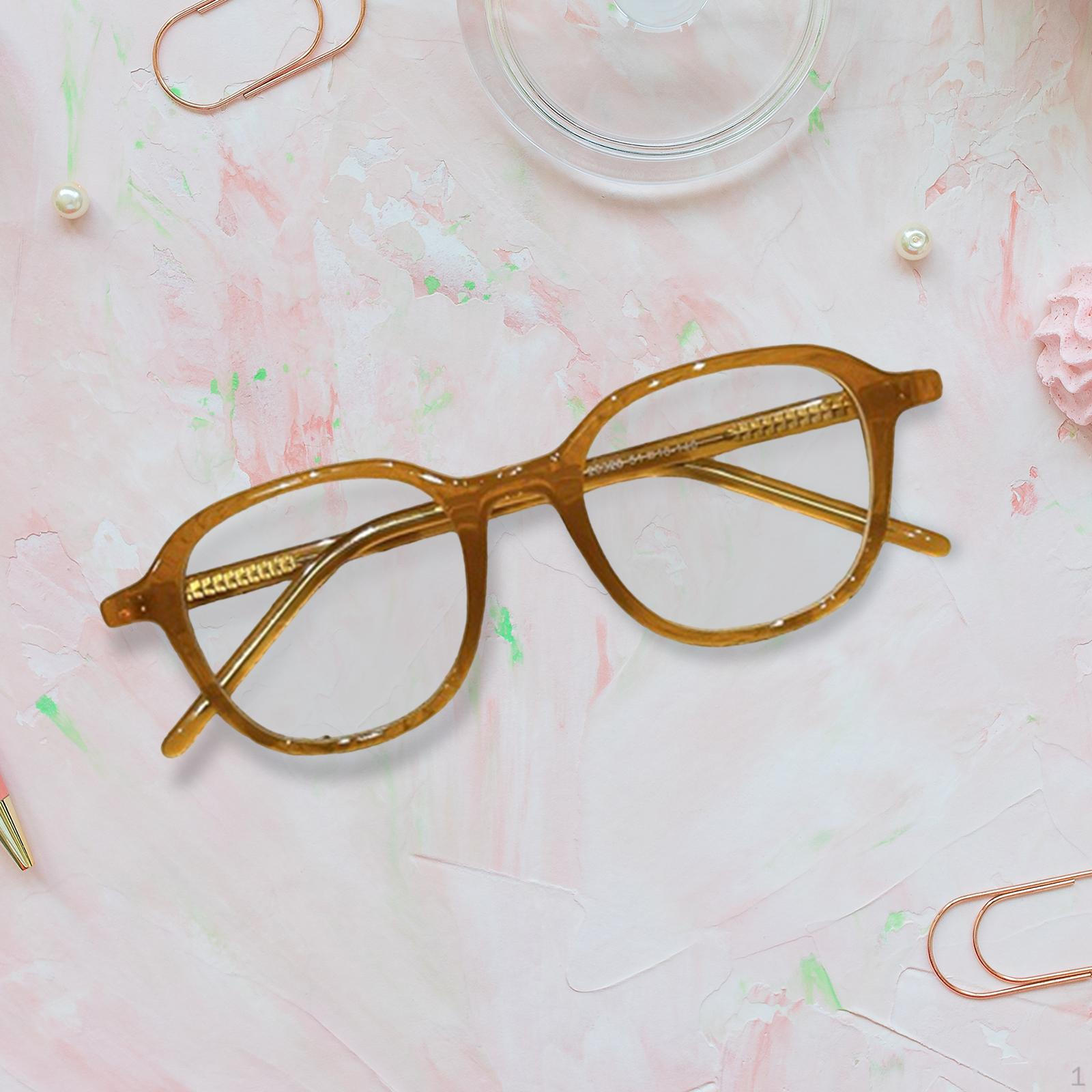 

Glasses for Women Casual Fashion Eyewear Men Adult Holiday Screens светло-коричневого
