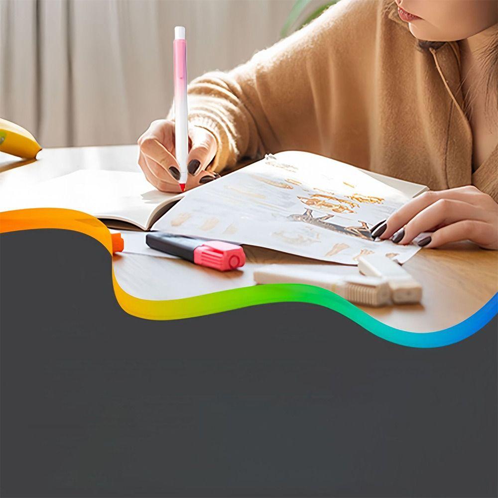 Replaceable Refills Erasable Crayon Smooth Writing Painting Doodle Pen Mechanical Crayon  Students