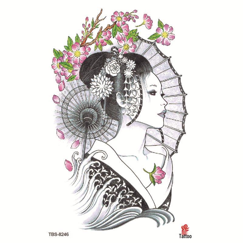 Wasserdichtes Ganzarm Totemsymbol Tattoo Aufkleber Set