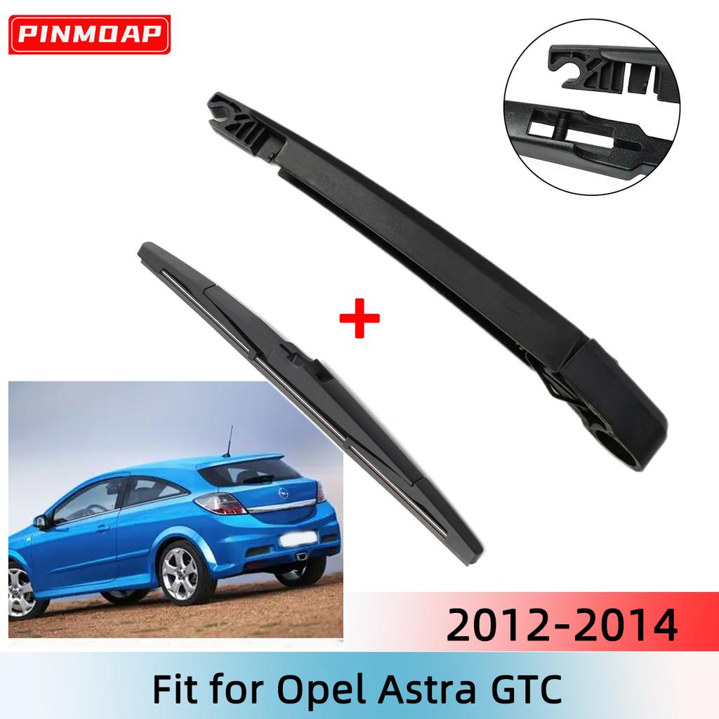 Rear Wiper Blade & Arm Set Kit for Opel Astra GTC 2012-2014 Windshield Windscreen Rear Window