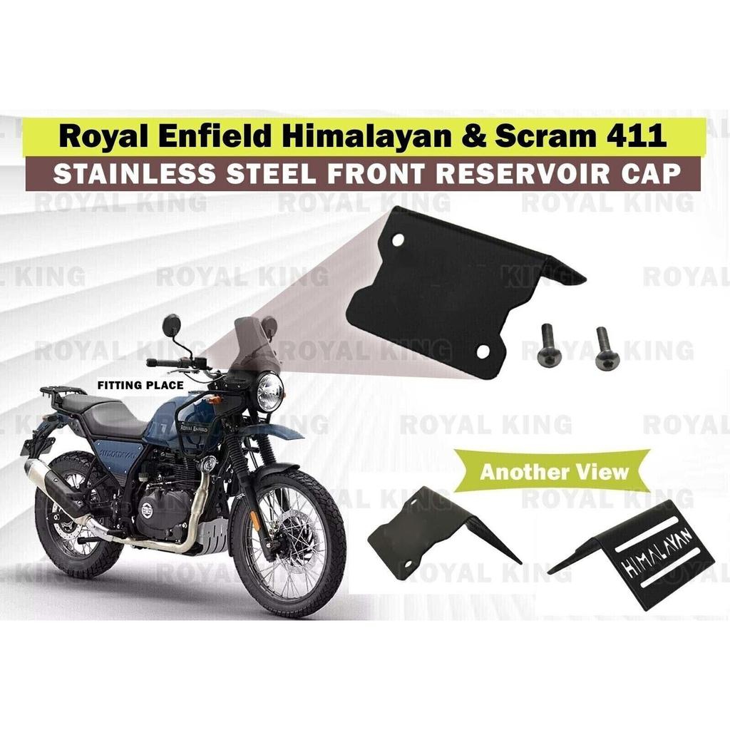 SS "Front Reservoir Cap Black Fit For Royal Enfield Scram & Himalayan 411"