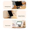 Foldable Carbon Steel Tablets Stand Adjustment Height 360Degree Rotating Base Ventilated Slip proof Optimaled Viewing