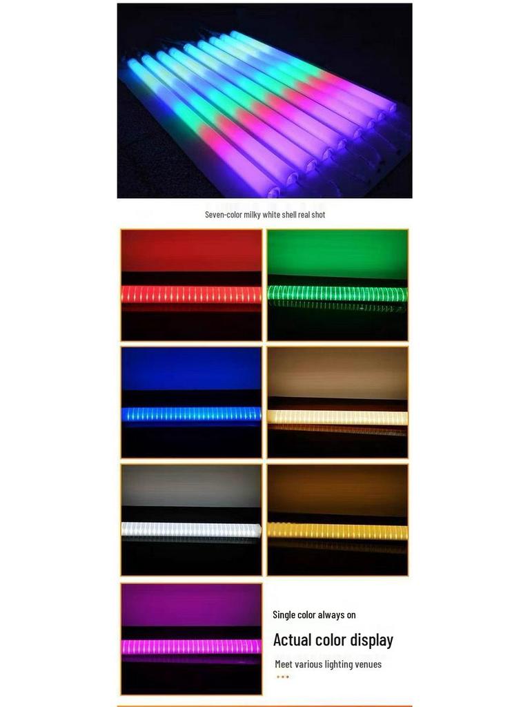 LED Seven-Color Neon Outdoor Waterproof Chasing Light for Advertising