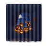 Halloween Shower Curtain Floor Mat Combination Four-Piece Set Bathroom Toilet Carpet Door Mat