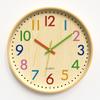 Fashion Silent Wall Clocks Creative Round Vintage Aesthetic Design Clock Wall Living Room Creative Reloj De Pared Decoration