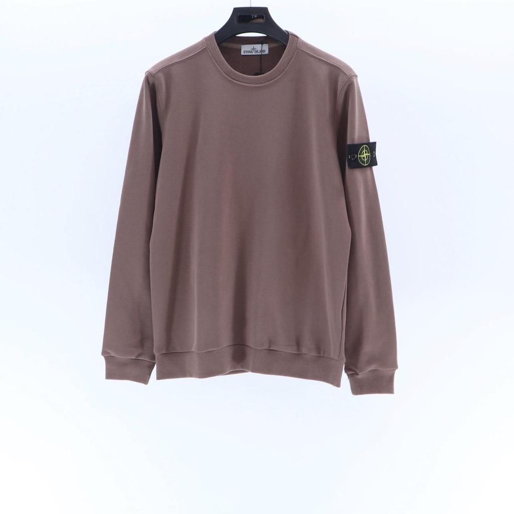 Stone Island Basic Badge Unisex Crewneck Fleece Pullover