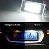 2PCS White 18SMD Car LED License Plate Light Lamp Beads for BMW Mini Cooper R56 R57 R58 R59 Car Light Source Error Free