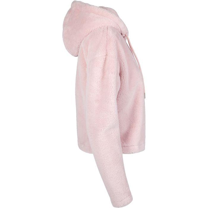 Sweatshirt à capuche - Urban Classic - Oversized teddy - Bordeaux - Manches longues - 100% Polyester