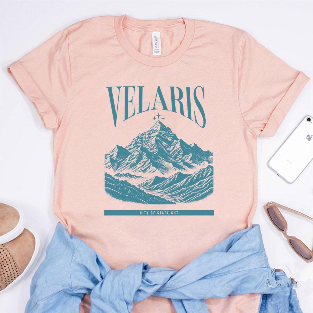 SJM Velaris Shirt ACOTAR Tshirt ACOMAF City of Starlight Night Court Rhysand Tees Sarah J Maas Bookish Apparel Book Lover Gift