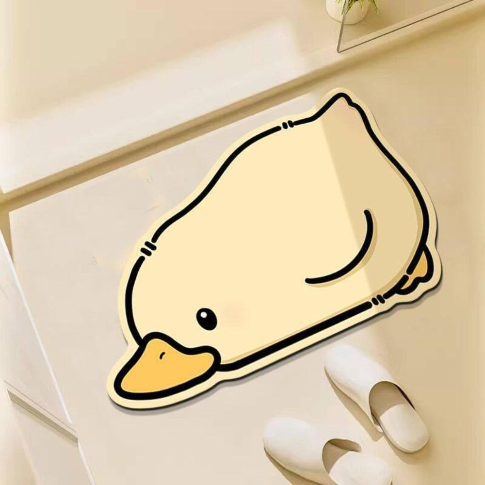 Non-Slip Bathroom Floor Mat Cartoon Decorative Door Mat Modern Entry Door Mat Kitchen