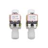 שסתום סולנואיד עם הברגה זכר 1/2 אינץ', 220V AC / 12V DC, שסתום בקרה מגנטי למים, מתג בקר לחץ פנאומטי, מפצל, סגור בדרך כלל