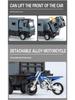 1:24 Модель автомобиля из сплава Nomad RV со звуком и светом, Игрушка с инерционным механизмом для детей