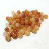 Gold Silk Jade Pumpkin Beads - Loose Jade Beads for DIY Jewelry Accessories