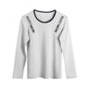 Men's Light Cotton Round Neck Top - Comfortable, Breathable, Solid Color, Autumn Wear