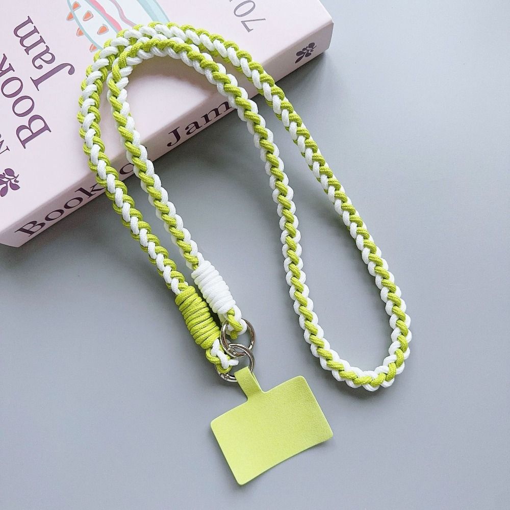 Nylon Braided Phone Lanyard Anti-lost Crossbody Hanging Rope  Phone Charm Accessories