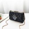 Fashion Diamond Elegant Shoulder Women's Bag Bag Niche Pu Chain Crossbody Cosmetic Bag