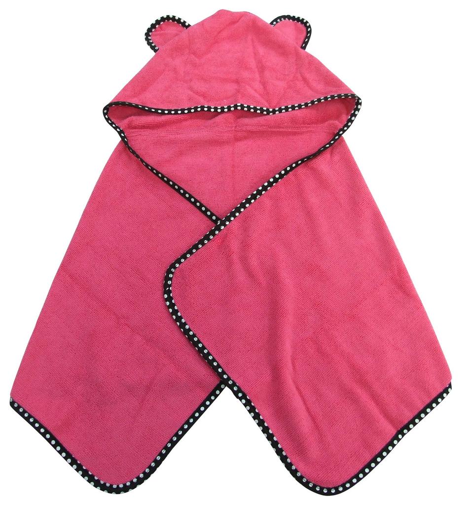 Yawaragi Kaburina Microfiber Hooded Fashion Towel Kids Cherry