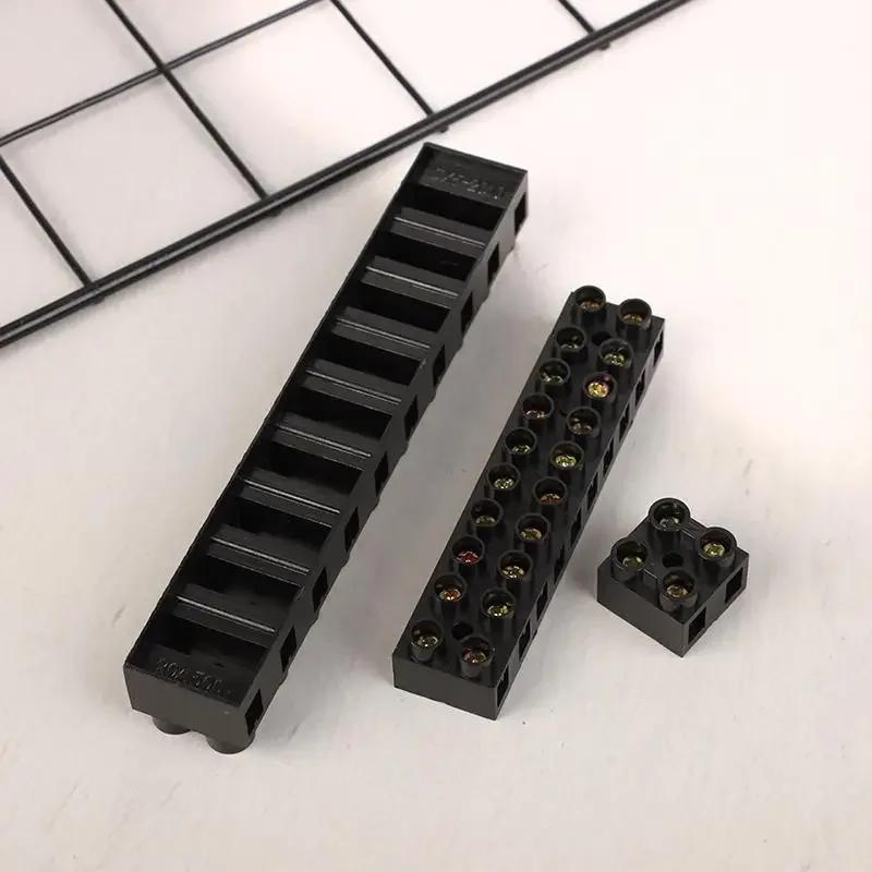JX5 Dual Row Terminal Blocks10A/20A/60A Bass Fixed Type Connector Base Connection Terminal Block Cable Connector