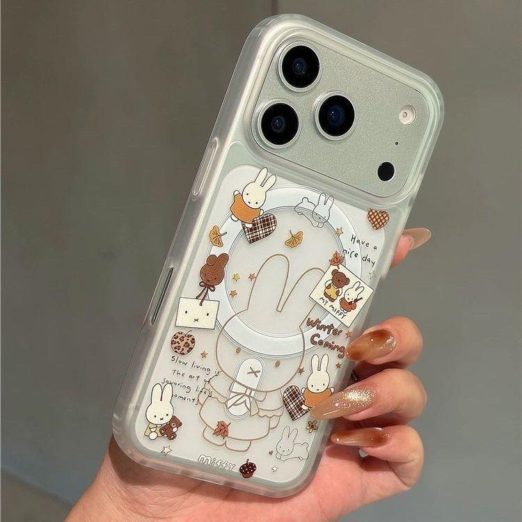Cartoon Suitable for Apple 11promax Mobile Phone Case 11plus Magnetic Suction 11 Bracket 11pro Skin Feeling 11e Creative 11