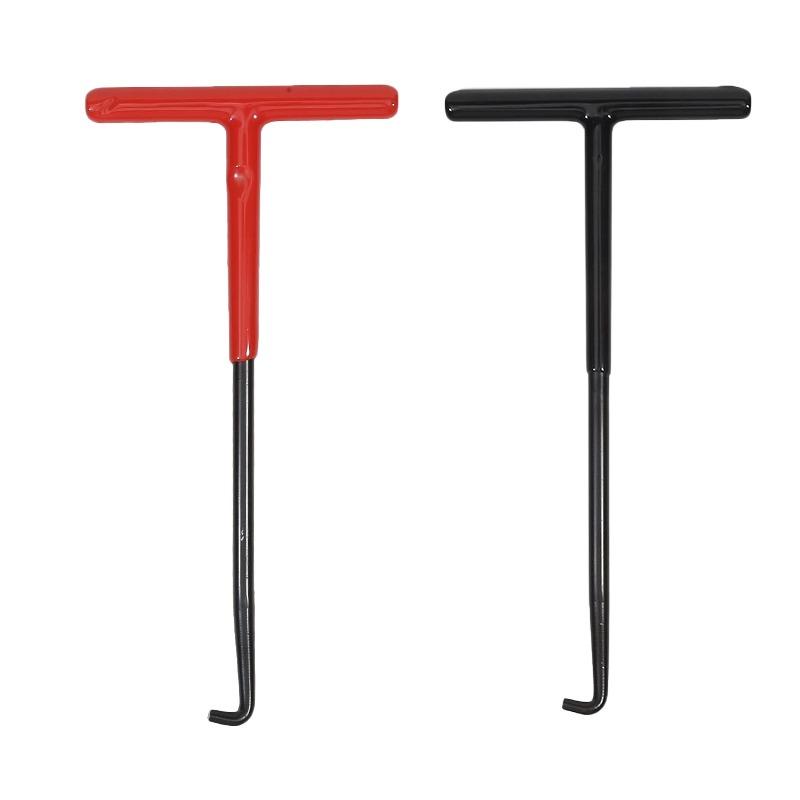 

Motorcycle Exhaust Spring Hook 2pcsT Shaped Handle Exhaust Pipe Spring Puller Installer Hooks For Springs Removal Repair Tool