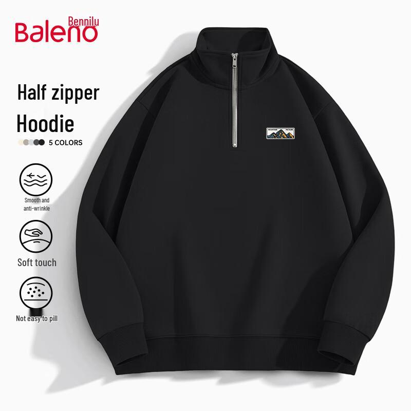 

Baleno Men s 2025 Stand-Collar Loose Fit Casual Sweatshirt 3XL