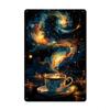 Vintage Tin Metal Sign 8x12 Inch Coffee Art Wall Decor for Cafe Bar Home