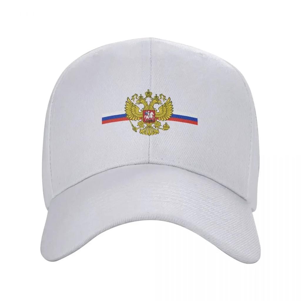 Punk Unisex Coat Of Arms Of Russia Baseball Cap Russian Flag Adjustable Dad Hat Unisex Women Sun Protection Snapback Summer Hats