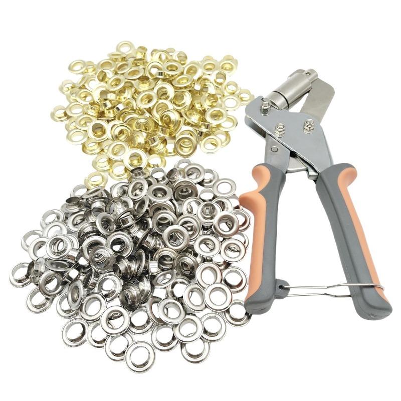 10mm Eyelet Hand Pressure Pliers Installation Tool Manual Set Tarpaulin Metal Eyelets Grommet Pliers