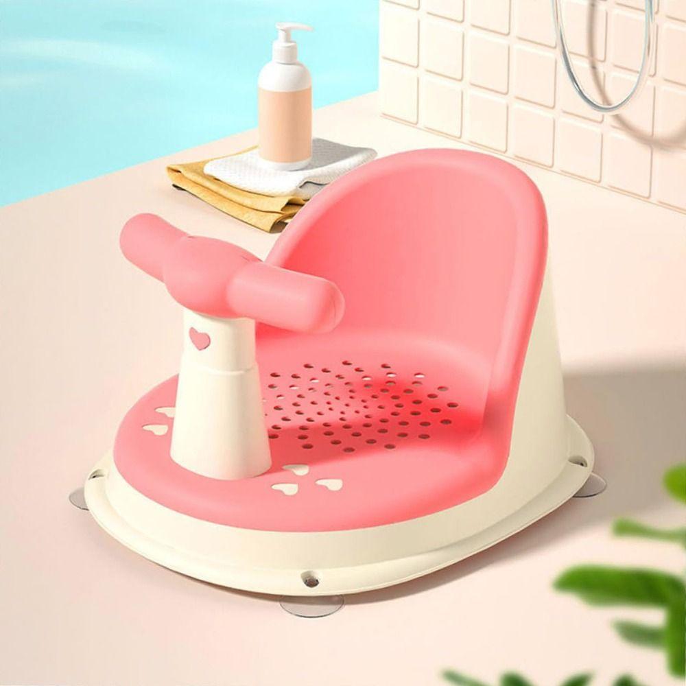 Comfortable Infant Bath Seat Non-Slip Infant Carseat Round Edge Baby Bath Chair  Bath Artifact