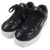 Pristine Sneakers Triangle Logo Triangle Plate Black Nappa Leather Mens 6 Used