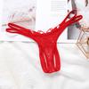 Women Solid Gstring Opening Crotch Thong Panties Brief Lingerie Underwear Sexy