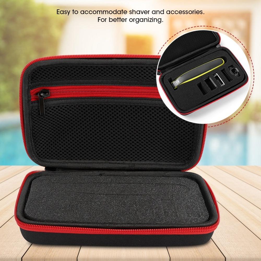 

Waterproof Hard Electric Shaver Storage Bag for Philips QP2520/90/70 Men Shaving червоний
