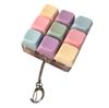 LED Light Keyboard Keychain Fidget Toy Clickable Button Stress Relief Portable Desk Accessory Office Decor Gift  Anxiety Relief