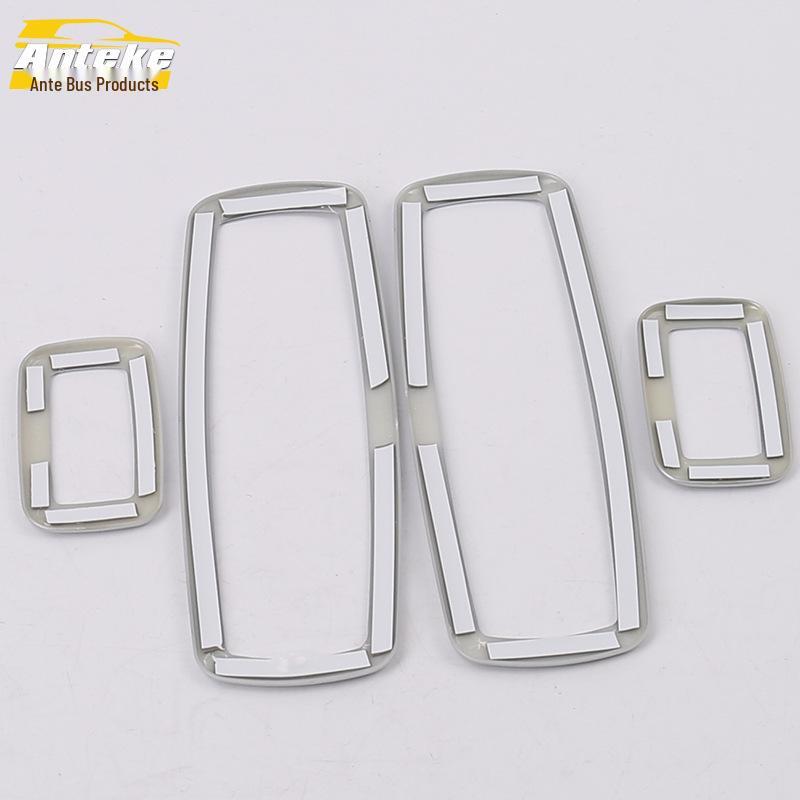 Fits 14 Cherokee Models: Glass Switch Decorative Frame for Car Door Window Armrest Lift Button