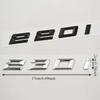 3D Glossy Black Chrome 220i 230i Emblem Badge Letter Rear Trunk Decal Sticker For BMW 2 Series F22 G42 Car Styling Accessories xs8