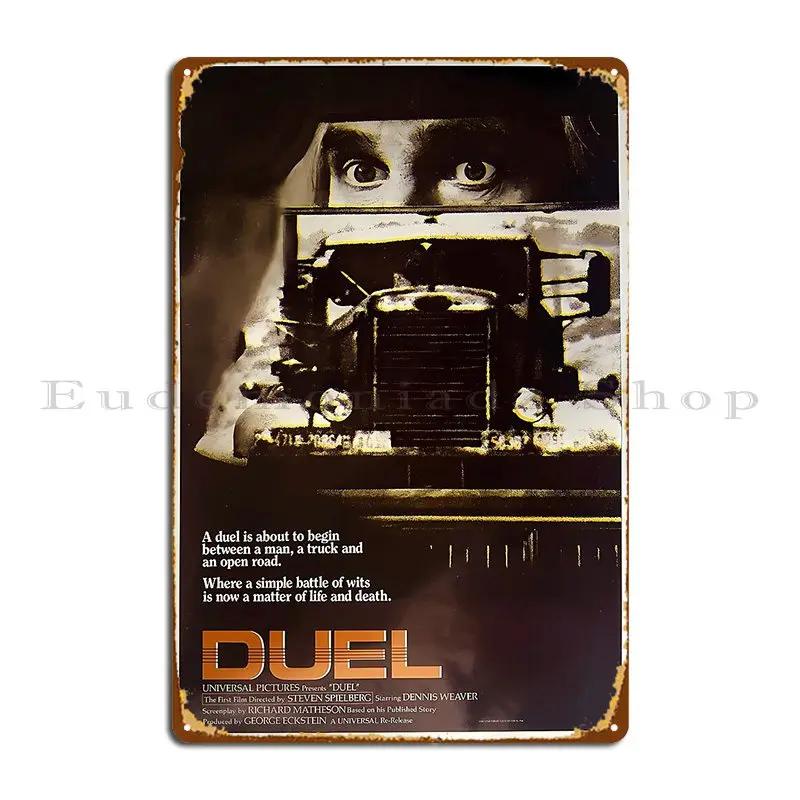 

Duel Movie Metal Plaque Custom Pub Bar Classic Wall Decor Tin Sign Poster 20x30cm（7.8x11.8inch）