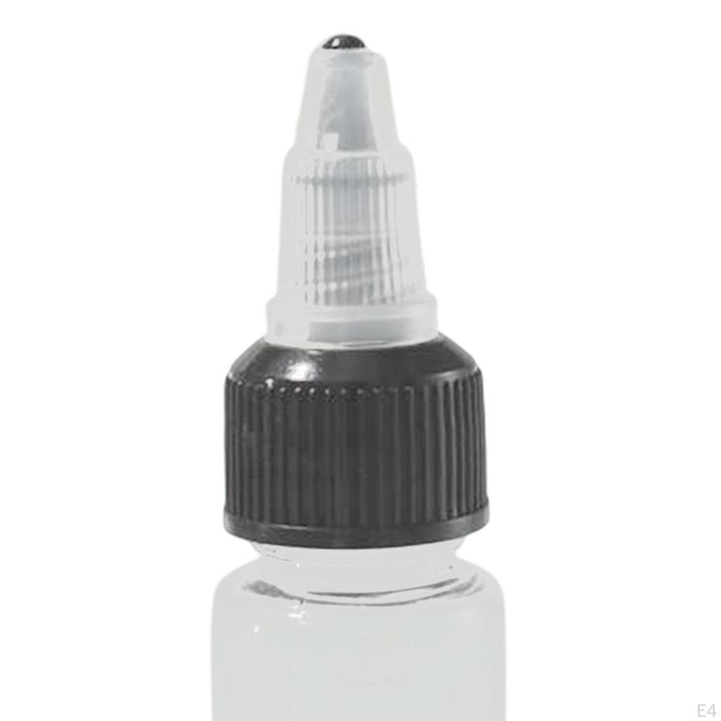 5 Count Sharp Dropper Bottles for Liquids with No Leakage Design