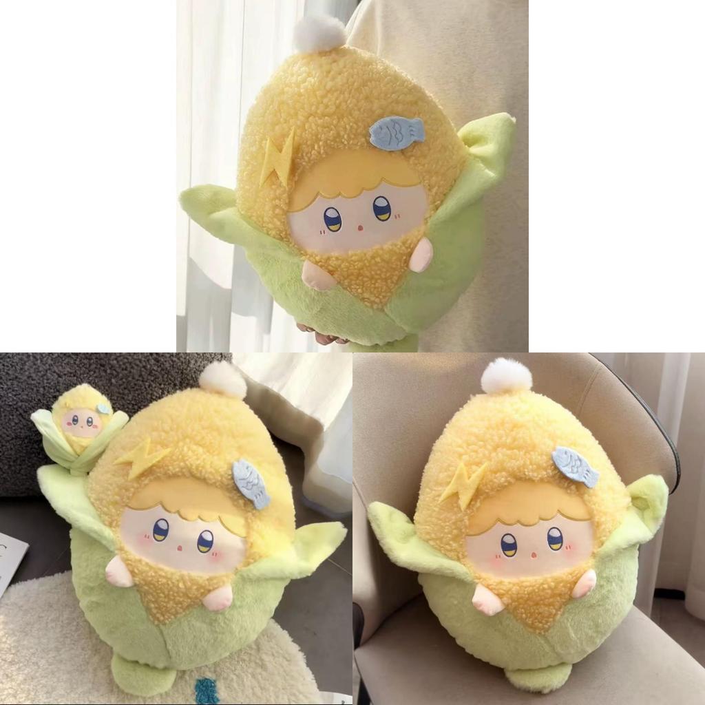Plush Corn Pillow Cartoon Vegetable Soft Toy For Kids And Teens Gift