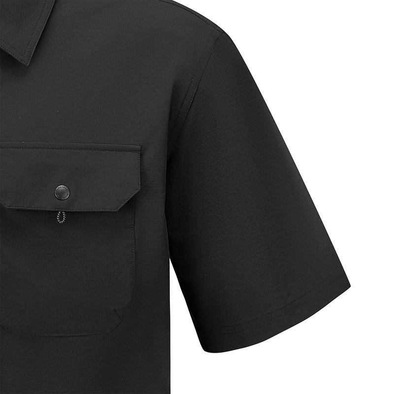 Skechers Godri Comfortable Versatile Soft Fashion Short Sleeve Shirt Men shirts P325M003-0018