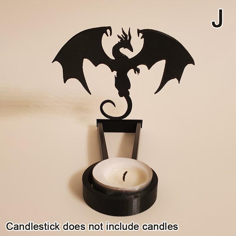 

Подсвечник для демона-призрака на Хэллоуин, проектор теней, украшение для подсвечника на Хэллоуин, украшение для домашнего стола, поделки