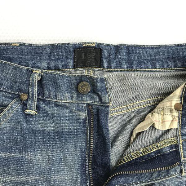 Lee Japan Made Whisker Fade Denim Jeans W30 Inseam 71cm Men Vintage Pants(USED)