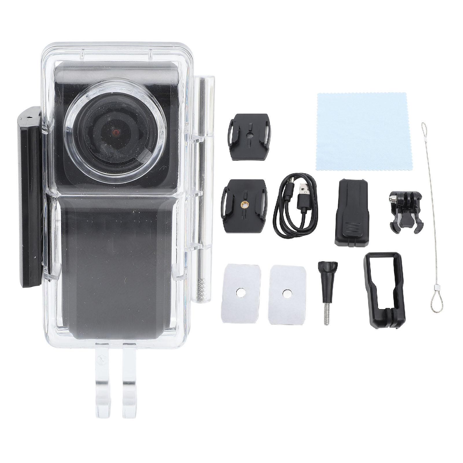 

Action Camera 4K 30fps WiFi Anti Shake 147 Degree Wide Angle 30m Waterproof with 1.18inch IPS