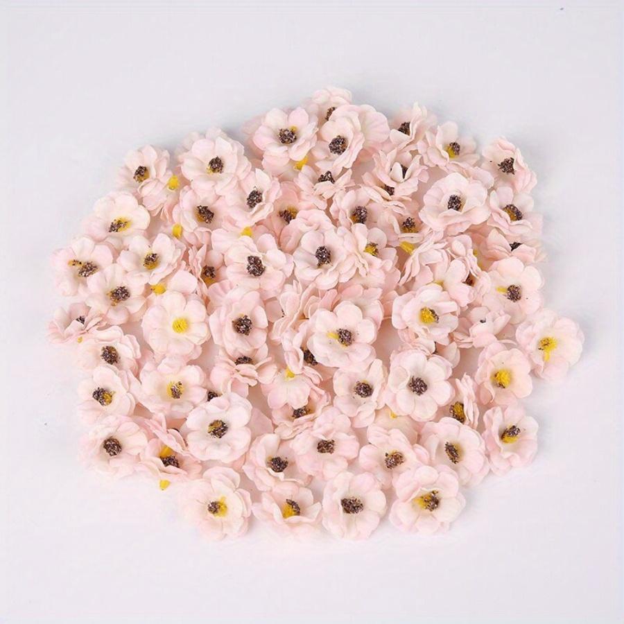 20Pcs 3cm Multicolor Daisy Flower Heads Mini Silk Artificial Flowers for Wedding Home Decoration Christmas Wreath Scrapbooking