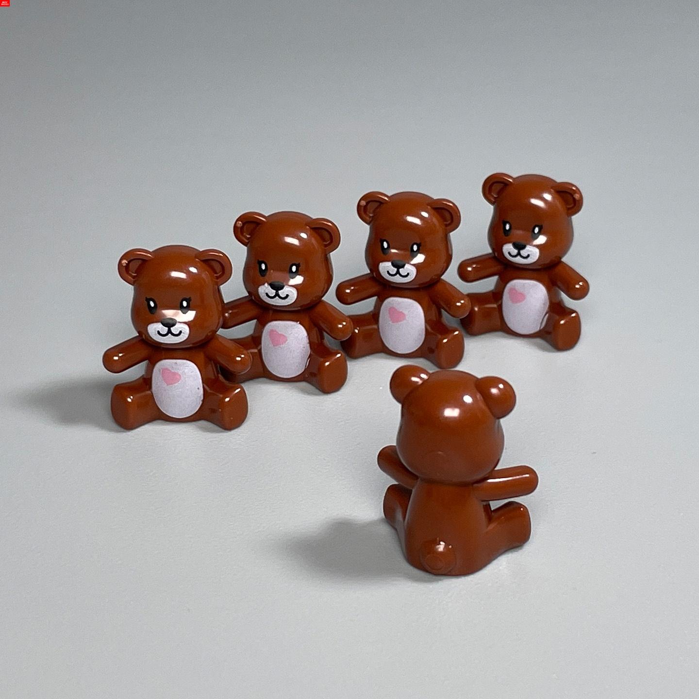 

Нетоксичные Moc Кирпичи Коричневый Загар Милый Медведь Классическое Аниме 98382Pb001 Животные Город Аксессуары DIY Образовательные Строительные Блоки Подарок для Друзей