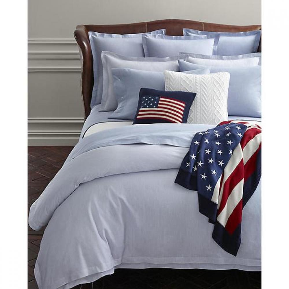 Ralph Lauren Organic Cotton Oxford Solid Sheet Hmrlbedhr223242400 QFIT