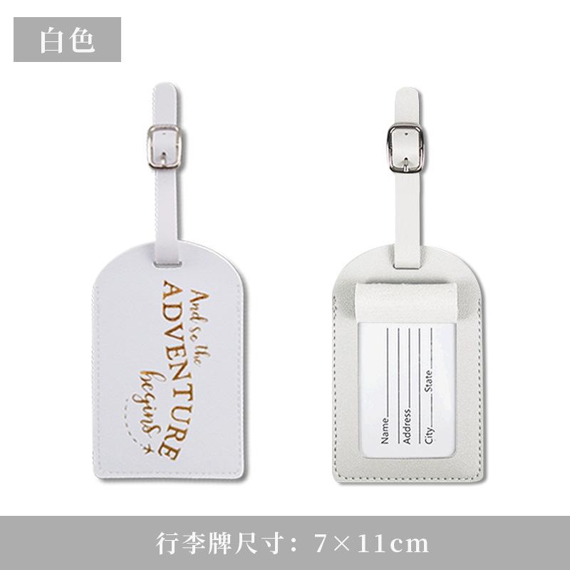 Suitcase Check Card Passport Cover Leather Custom Couple Wedding Passport Bag Luggage Tag Custom