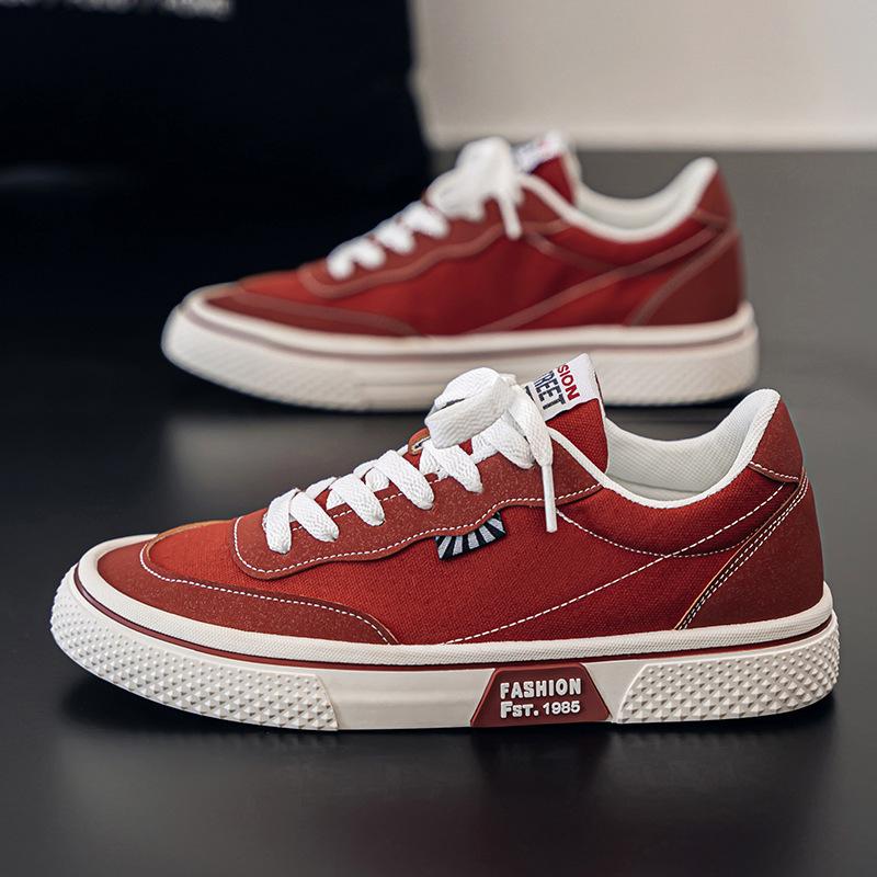 Canvas Shoes Men's Couple Models Spring 2025 New Casual Versatile Canvas Shoes Breathable Fashion Youth Shoes