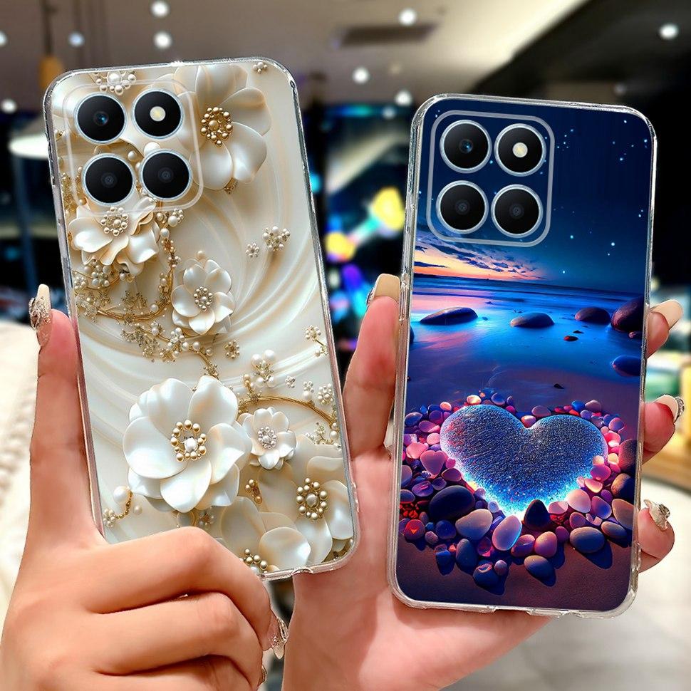 For Huawei Honor X6a Case Cute Animals Soft Silicone Phone Cases For Honor X 6A 6B X6a X6b HonorX6a Cover Ultra-thin TPU Housing